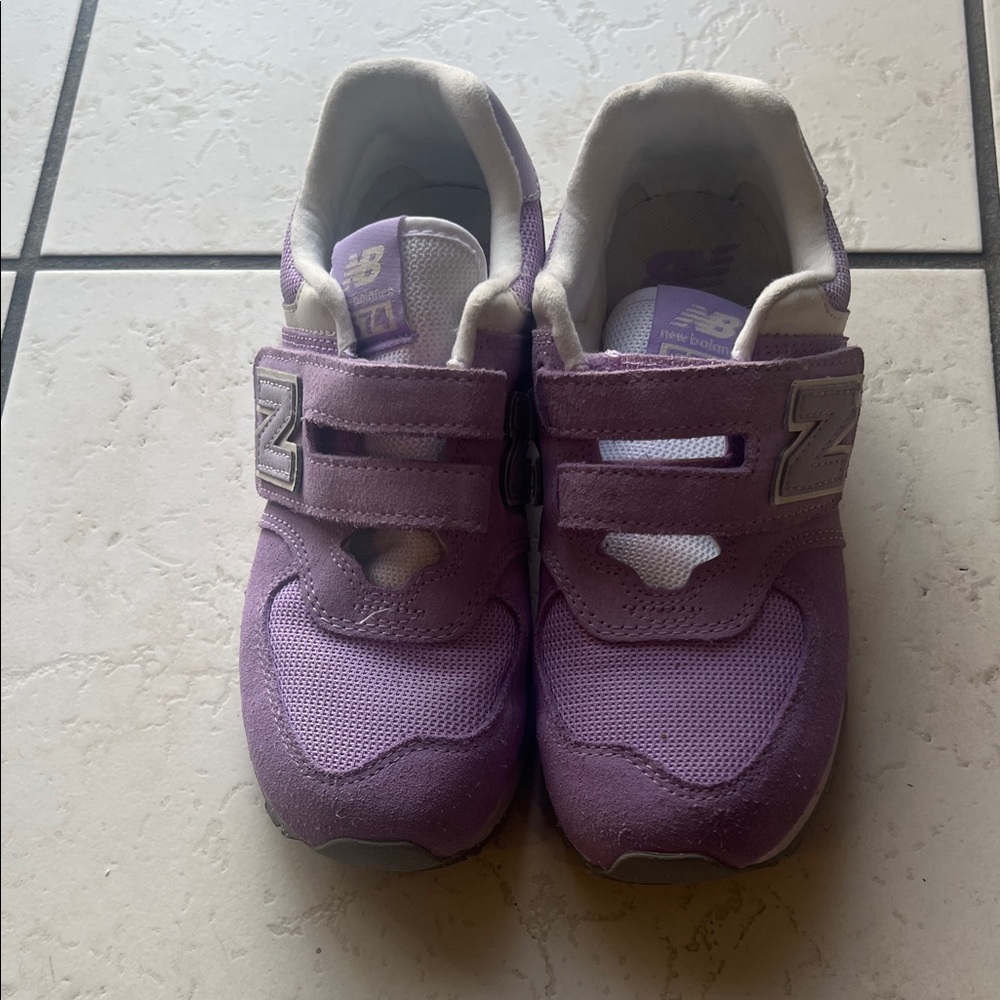 New Balance Girls Lavender Sneakers